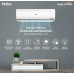 Air Conditioner: Haier 1.5 Ton 4 Star, WiFi, Inverter Split AC (Copper, Convertible 7 in 1 Cooling Modes, Antibacterial Filter, 2023 Model, HSU18K-PYFR4BE1-INV, White)